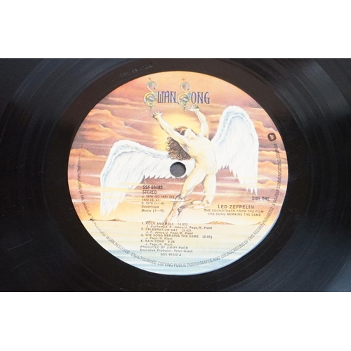 664 - Vinyl - 3 Led Zeppelin LPs to include One (ATL 40031) green and orange Atlantic labels German press,... 