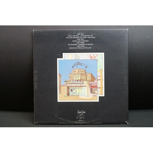 664 - Vinyl - 3 Led Zeppelin LPs to include One (ATL 40031) green and orange Atlantic labels German press,... 