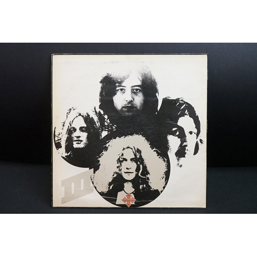 664 - Vinyl - 3 Led Zeppelin LPs to include One (ATL 40031) green and orange Atlantic labels German press,... 