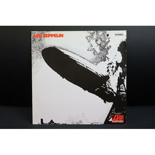 664 - Vinyl - 3 Led Zeppelin LPs to include One (ATL 40031) green and orange Atlantic labels German press,... 