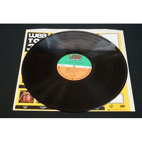 664 - Vinyl - 3 Led Zeppelin LPs to include One (ATL 40031) green and orange Atlantic labels German press,... 