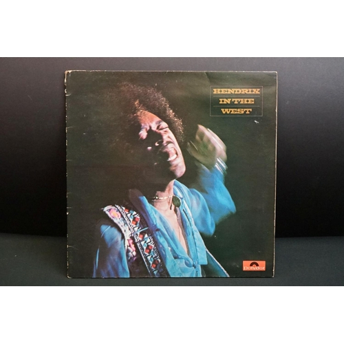 665 - Vinyl - 4 Jimi Hendrix LPs to include In The West (2302018), Band Of Gypsys (Track 2406002) puppet s... 