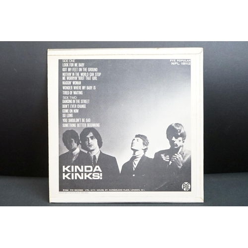 666 - Vinyl - 2 The Kinks LPs to include self titled (NPL 18096) and Kinda Kinks (NPL 18112).  Sleeves & v... 