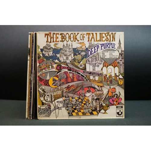 668 - Vinyl - 6 Deep Purple LPs to include The Book Of Taliesyn (SHVL 751) EMI on label, no Sold In UK lik... 