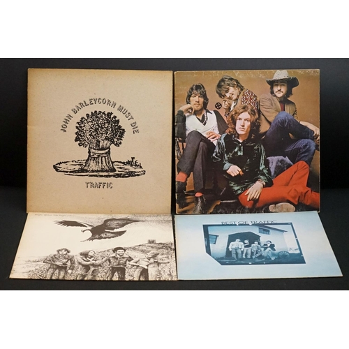 670 - Vinyl - 4 Traffic LPs to include Self Titled (ILPS 9081) pink label with circle logo, booklet attach... 