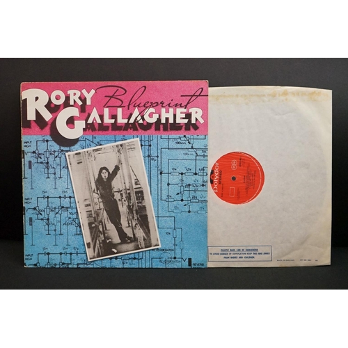 671 - Vinyl - 12 Taste / Rory Gallagher LPs to include On The Boards, Self Titled (583042), Blueprint, Aga... 