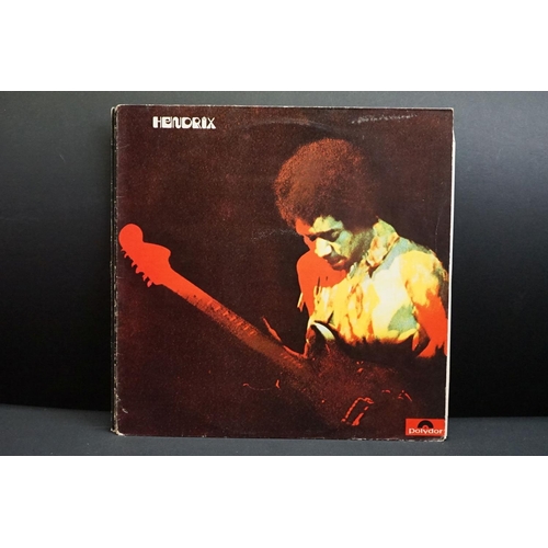 672 - Vinyl - 11 Jimi Hendrix LPs to include Cosmic Turnaround, The Cry Of Love, Rainbow Bridge, Plays Mon... 