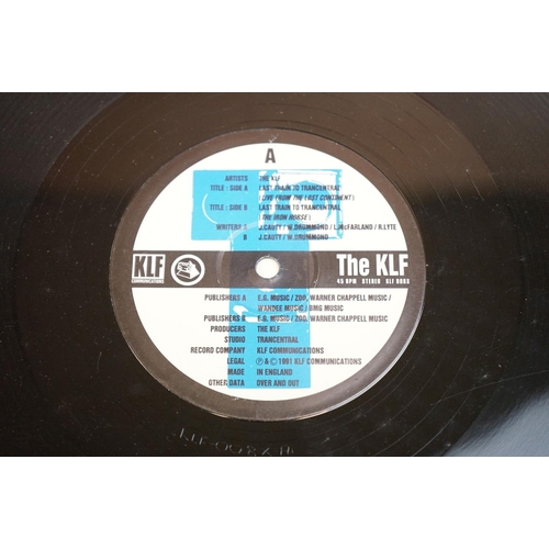 681 - Vinyl - The KLF The White Room LP (JAMS LP006) sleeve has slight bending but not creased so at least... 