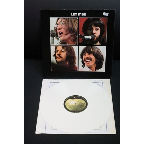 705 - Vinyl - Two The Beatles coloured LPs to include Abbey Road PCS7088 stereo, green vinyl, and Let It B... 