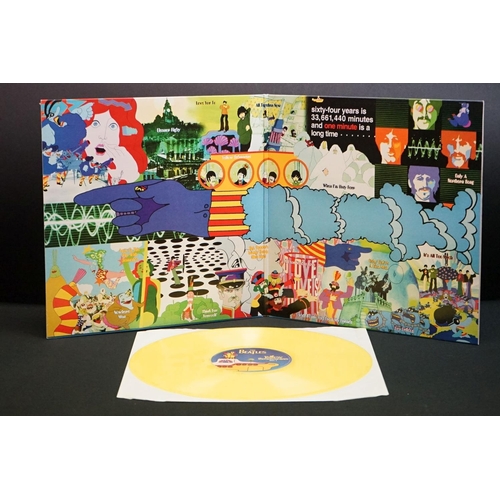 707 - Vinyl - The Beatles Yellow Submarine LP on Apple 5214811 gatefold stickered sleeve, yellow vinyl, sl... 