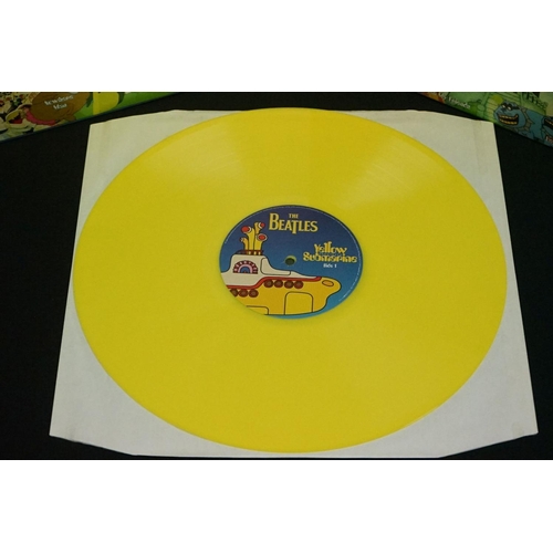 707 - Vinyl - The Beatles Yellow Submarine LP on Apple 5214811 gatefold stickered sleeve, yellow vinyl, sl... 