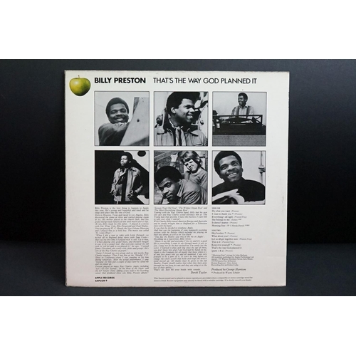 708 - Vinyl - Four Billy Preston LPs to include That's the Way God Planned It, Encouraging Words, Late at ... 