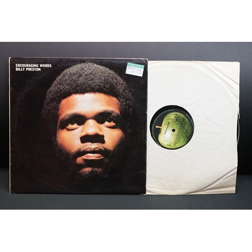 708 - Vinyl - Four Billy Preston LPs to include That's the Way God Planned It, Encouraging Words, Late at ... 