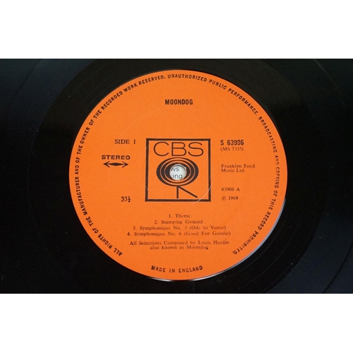 713 - Vinyl - Moondog self titled LP S63906 orange CBS label, original CBS 'The Inner Sleeve' Issue 1 inne... 