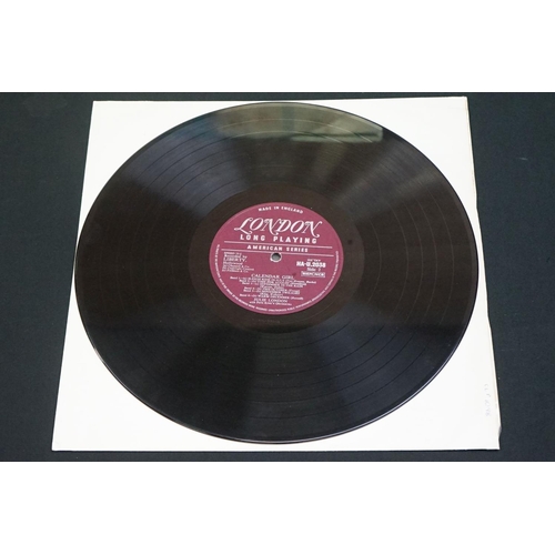 715 - Vinyl - Julie London Calendar Girl LP on London, purple and silver London American Series label, fli... 