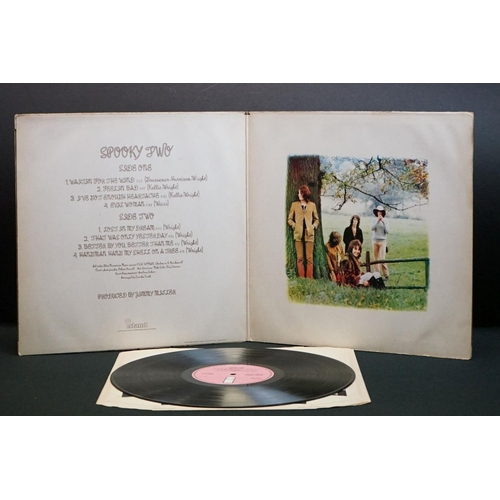 721 - Vinyl - Two Spooky Tooth LPs to include Its All About on ILPS9080 red and black eye Island logo, ful... 