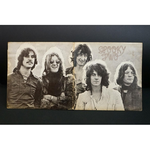 721 - Vinyl - Two Spooky Tooth LPs to include Its All About on ILPS9080 red and black eye Island logo, ful... 