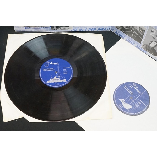 725 - Vinyl - Two Offshore Radio / Radio Caroline LPs to include The History of Offshore Radio Dutch press... 