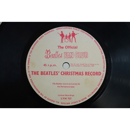 797 - Vinyl - The Beatles Another Beatles Christmas Record flexi disc (LYN 757) December 1964.  No newslet... 