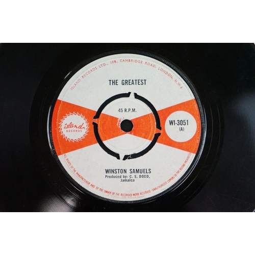 804 - Vinyl - Winston Samuels / Freddie And Fitzie – The Greatest / Truth Hurts on Island Records WI 3051.... 