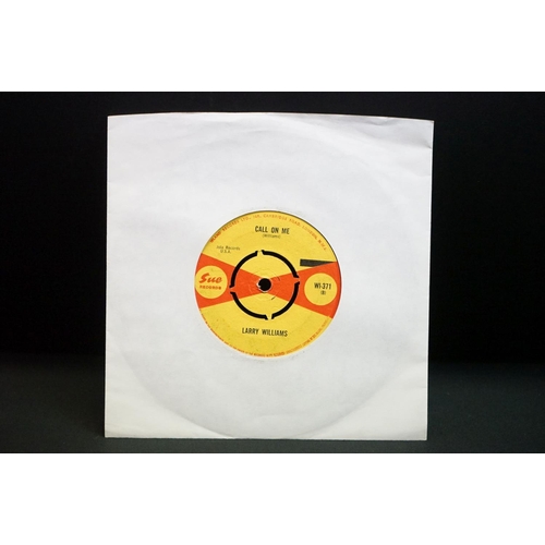 805 - Vinyl - Larry Williams - Strange / Call On Me on Sue Records WI-371.  Red and yellow labels.  White ... 