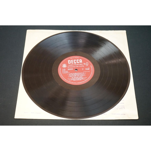 877 - Vinyl - Rolling Stones no 2 LP on Decca, red unboxed Decca label, matrices 1A / -1A, 'Blind Man' tex... 