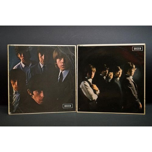 882 - Vinyl - Two Rolling Stones LPs to include No 1 & No 2 on Decca (LK4605 & LK4661), both unboxed Decca... 