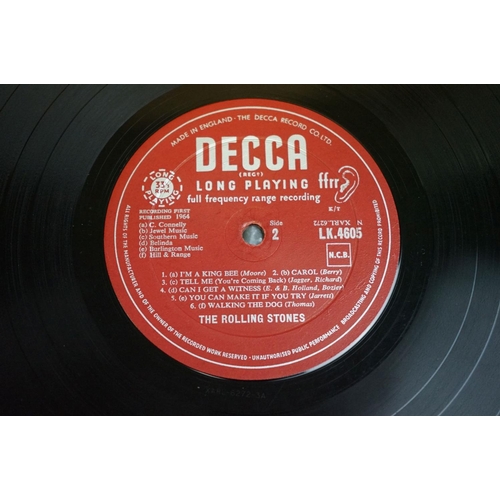 882 - Vinyl - Two Rolling Stones LPs to include No 1 & No 2 on Decca (LK4605 & LK4661), both unboxed Decca... 