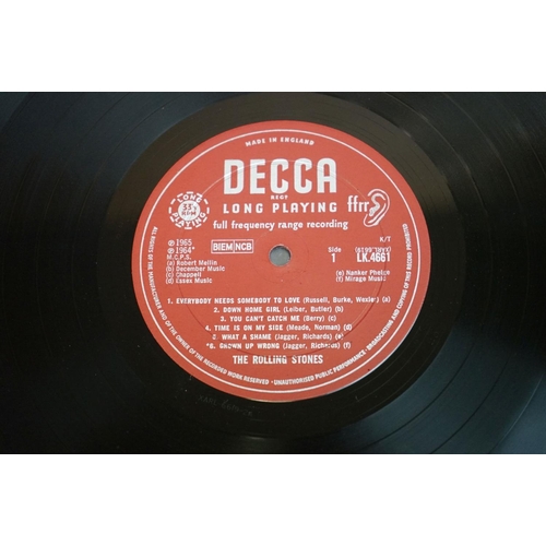 882 - Vinyl - Two Rolling Stones LPs to include No 1 & No 2 on Decca (LK4605 & LK4661), both unboxed Decca... 