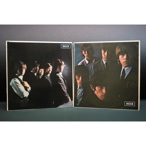 890 - Vinyl - Two Rolling Stones LPs to include No 1 & No 2 on Decca (LK4605 & LK4661), both unboxed Decca... 