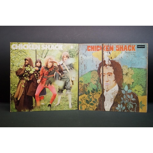 893 - Vinyl - Two Chicken Shack LPs to include Imagination Lady on Deram SDL5, brown & white Deram label, ... 