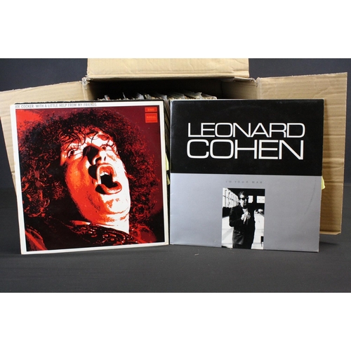 154 - Vinyl - Approx 70 Rock & Pop LPs including Leonard Cohen, Joe Cocker, John Fred & His Playboy Band, ... 