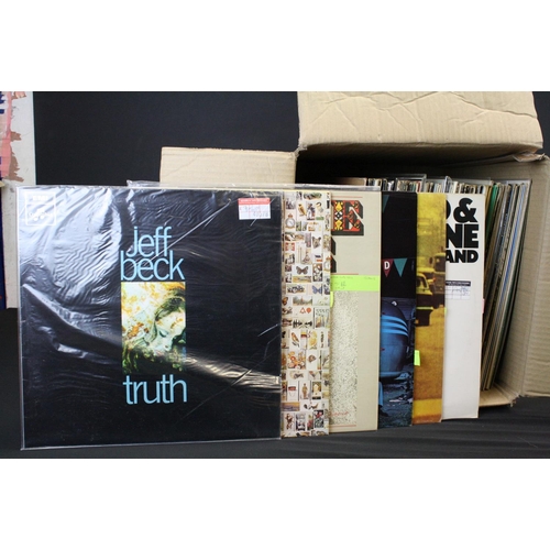 155 - Vinyl - Approx 70 Rock & Pop LPs including Jeff Beck, Ronnie Lane, Ron Wood, Richard & Linda Thompso... 