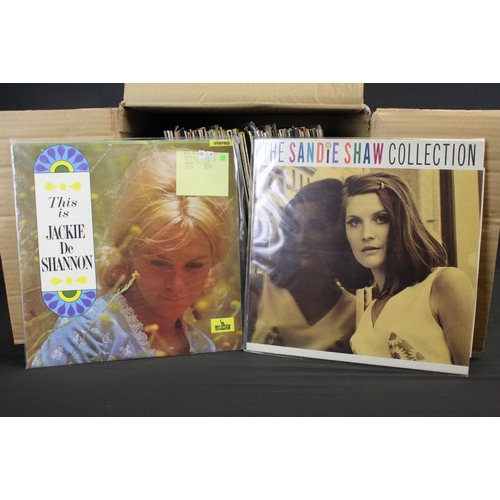 174 - Vinyl - Approx 70 female artist LPs including Jackie De Shannon, Sandy Shaw, Kate Bush, Wanda Jackso... 