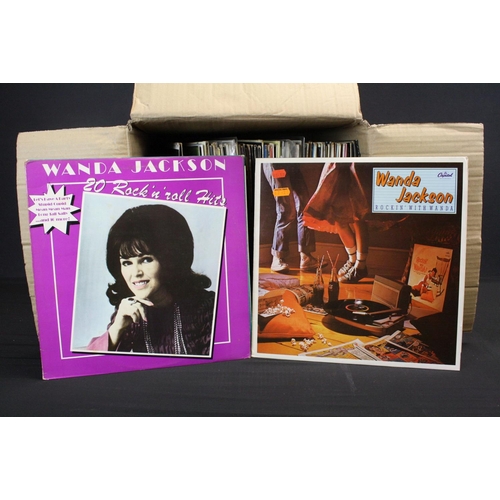 175 - Vinyl - Over 65 female artist LPs including Wanda Jackson, Teresa Brewer, Timi Yuro, Jackie De Shann... 