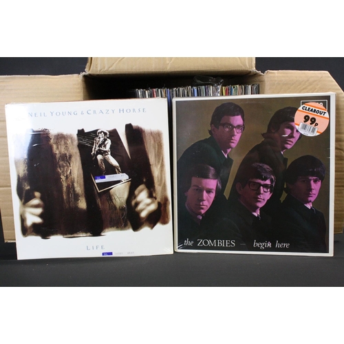 185 - Vinyl - Over 50 sealed LPs spanning genres feat Neil Young, George Harrison, Scott Walker, The Zombi... 