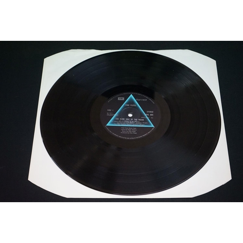 1001 - Vinyl - Pink Floyd Dark Side Of The Moon SHVL 804.  Two posters, two stickers, gatefold opens both s... 