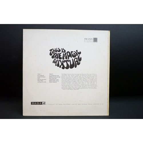 1003 - Vinyl - The Magic Mixture This Is The Magic Mixture LP on Saga STFID 2125 plain white inner, sleeve ... 