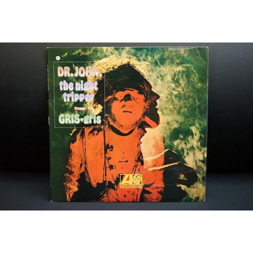 1006 - Vinyl - Dr John Gris Gris LP on Atlantic 588147 stereo, red and purple Atlantic label, small price l... 