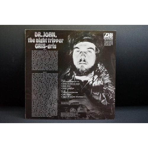 1006 - Vinyl - Dr John Gris Gris LP on Atlantic 588147 stereo, red and purple Atlantic label, small price l... 