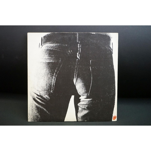 1011 - Vinyl - Rolling Stones Sticky Fingers LP on COC59100 'Big Zip' matrices A4/B4, insert has slight dam... 