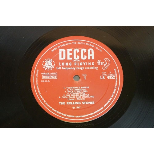 1012 - Vinyl - Rolling Stones Between The Buttons LP on Decca LK4852 mono, Decca unboxed label, matrices 1A... 