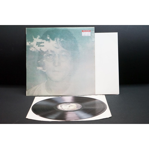 1014 - Vinyl - Four John Lennon Imagine LPs on Apple PAS10004, 3 x with postcards & poster, 1 x with poster... 