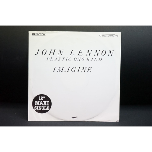 1015 - Vinyl - Five John Lennon & Yoko Ono LPs & a 12