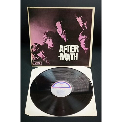 1018 - Vinyl - Four Rolling Stones Aftermath LPs on Decca SKL4786, all rereleases on the boxed Decca label,... 