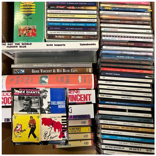 1047 - CDs & Vinyl - Over 70 Rock N Roll CDs, box sets, VHS, cassettes and a small selection of EPs (jazz a... 