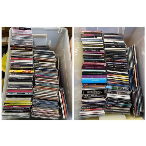 1066 - CDs - Large collection of CDs including mainly dance and sub genre albums and singles to include Pro... 