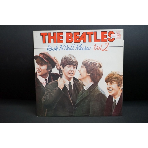 568 - Vinyl - 12 The Beatles & members LPs and 1 box set to include The White Album No.0112815 top loader ... 