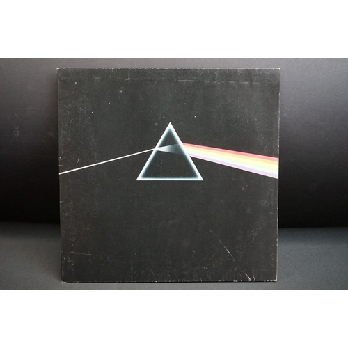 569 - Vinyl - 8 Pink Floyd LPs to include Dark Side Of The Moon (A3/B3 matrices) Vg+, Momentary Lapse Of R... 