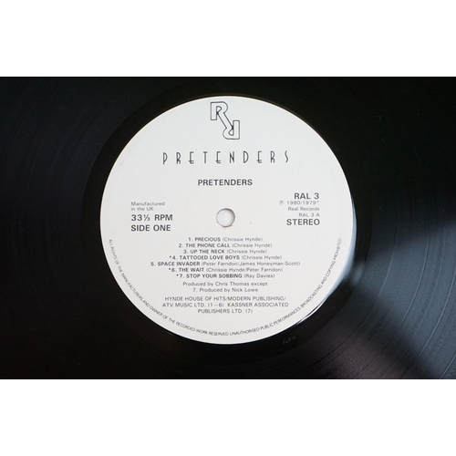 1086 - Vinyl & Autograph - The Pretenders debut album accompanied by a hand written letter that reads 